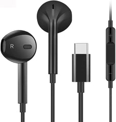 Usb c Headphones for Samsung, Noise isolating In-Ear Wired Headphones, Portable Headphone USB C Earphones with Microphone Earbuds Compatible With Samsung And All Other C Type Devices