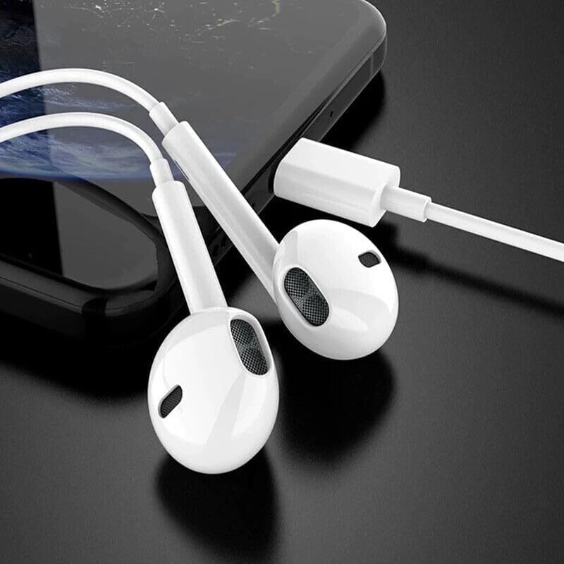 Usb c Headphones for Samsung, Noise isolating In-Ear Wired Headphones, Portable Headphone USB C Earphones with Microphone Earbuds Compatible With Samsung And All Other C Type Devices