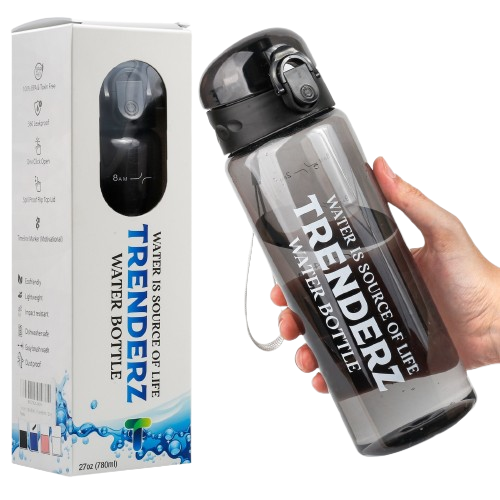 Sports Water Bottle Gym 1L Travel with Filter Leakproof Drinking Bottle BPA Free