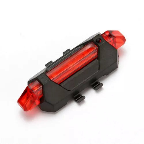 USB Rechargeable Bike Lights Rear Front Hazard Waterproof LED Front & Rear Light