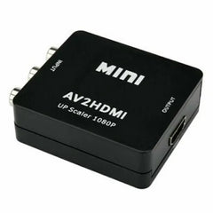 AV to HDMI 1080P RCA CVBS Video Audio Composite Converter Mini Adapter HDTV/DVD